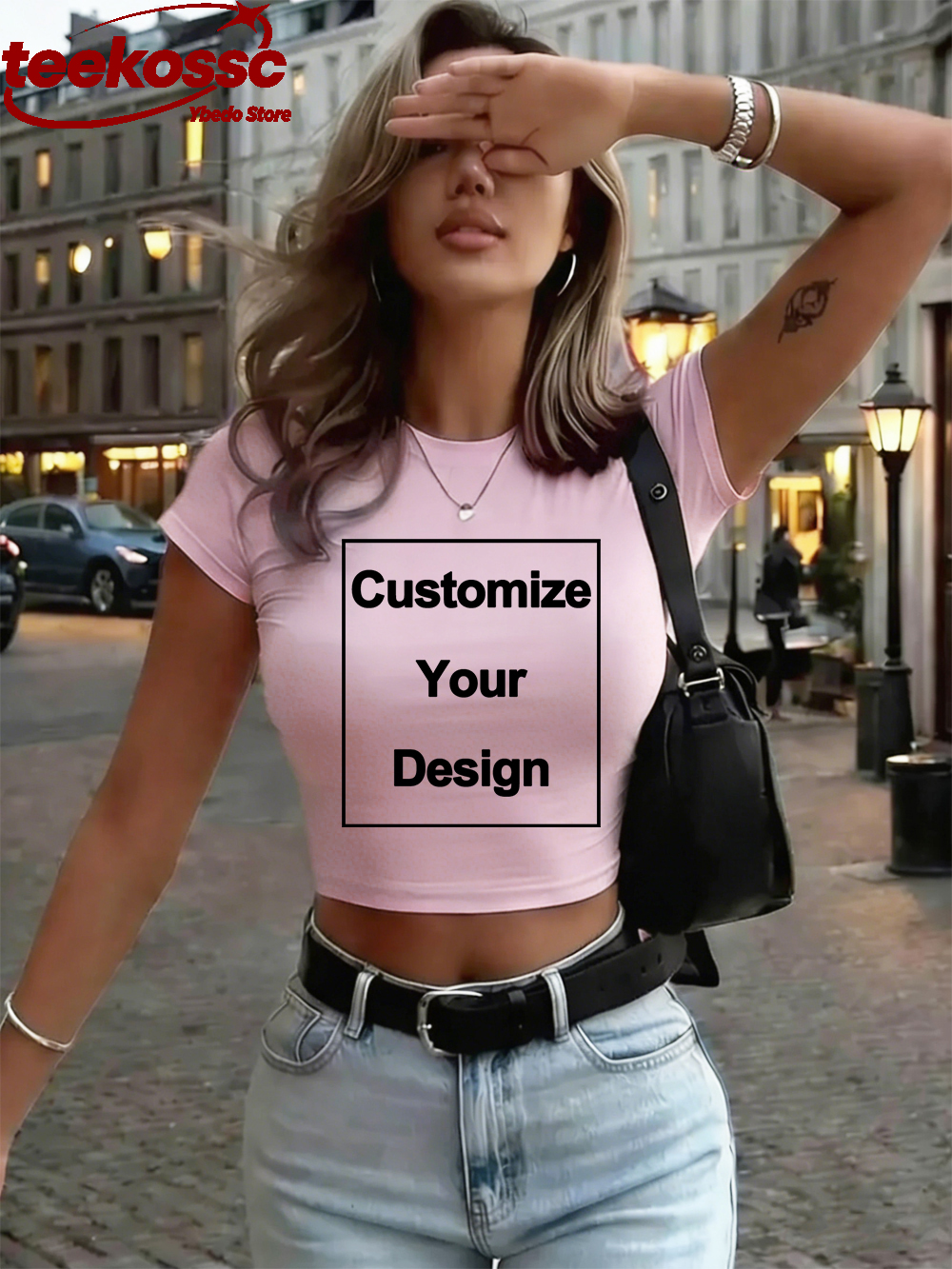 Crop Top Crochet - Custom Womens Cotton Crop Tops DIY