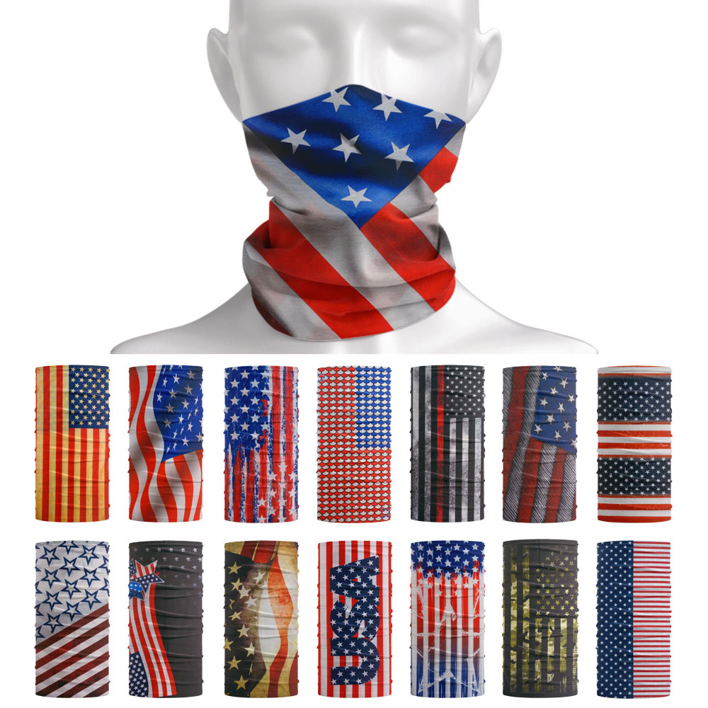 USA Flag Pattern Sun Protectiv – обзор и цена Headband Summer Knit