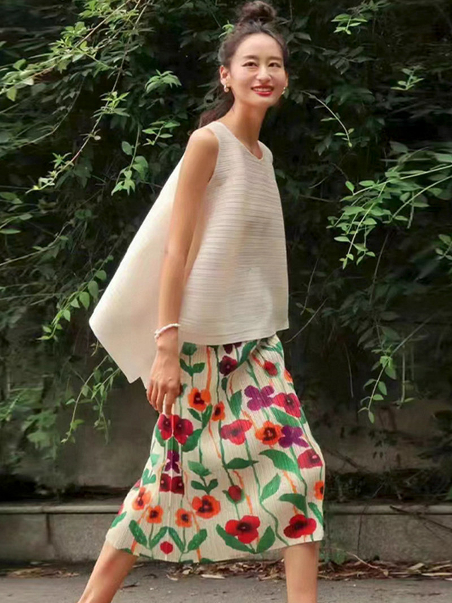  Floral Print Slimming Comfort – обзор и цена Midi Skirt Floral