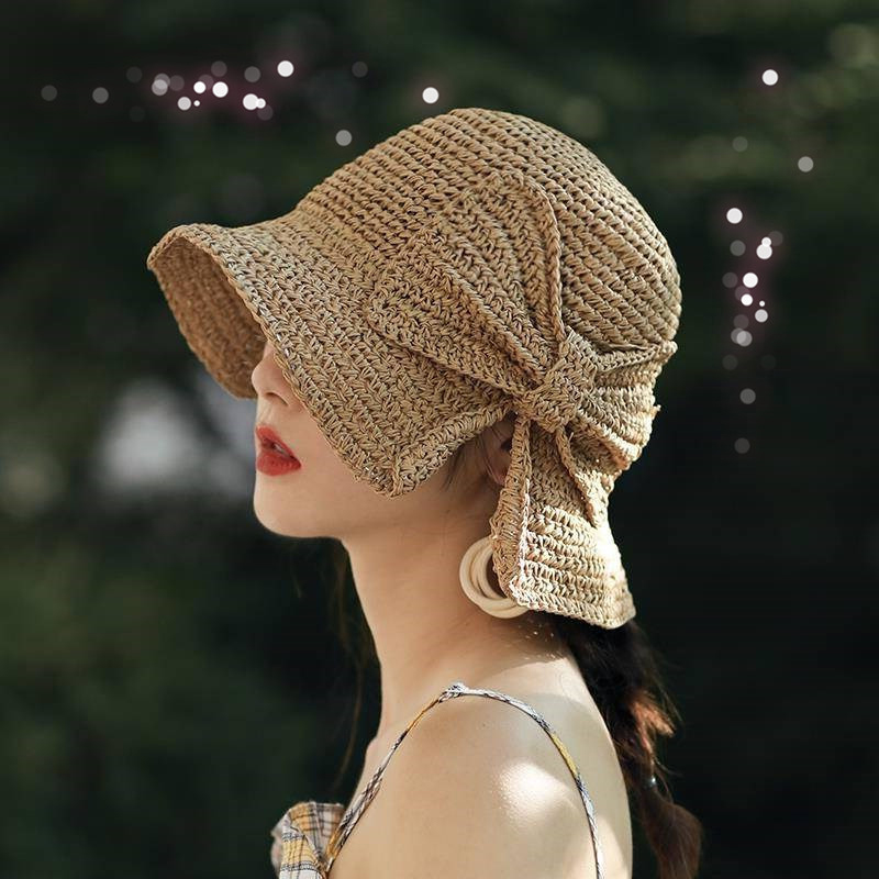 1Pcs Bow Sun Hat Wide Brim Flo – обзор и цена Hat Floppy Wide
