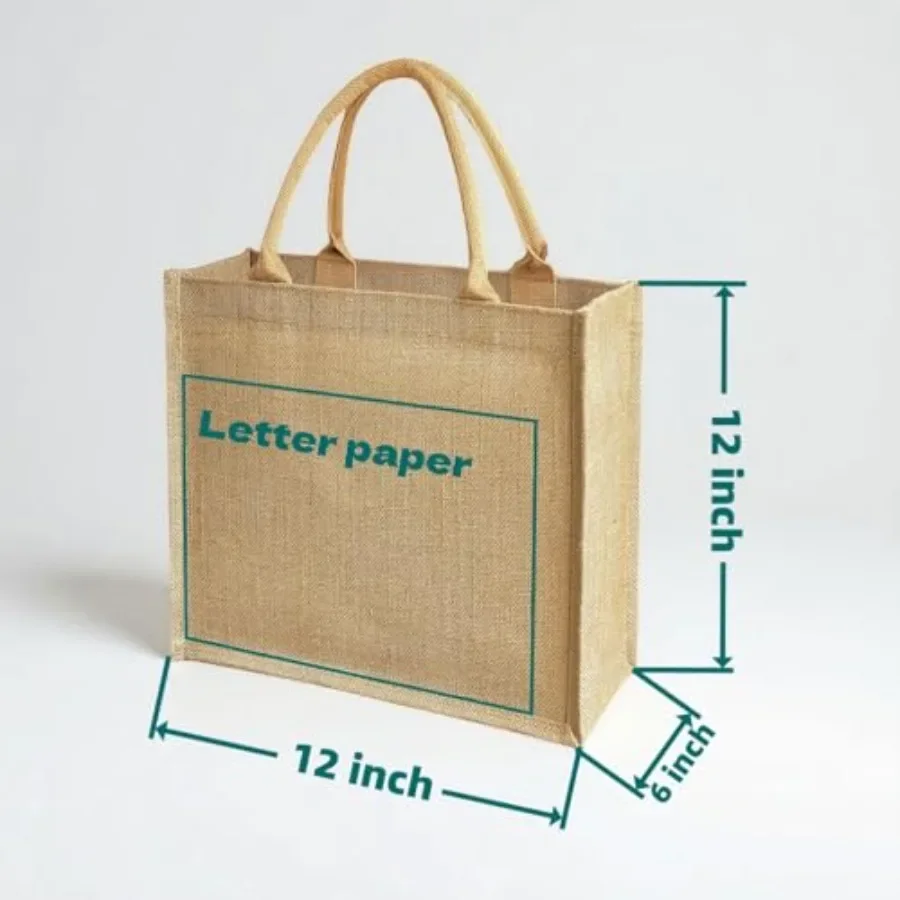 15 Pack Burlap Tote Bags 12x12 – обзор и цена Tote Bag Beach