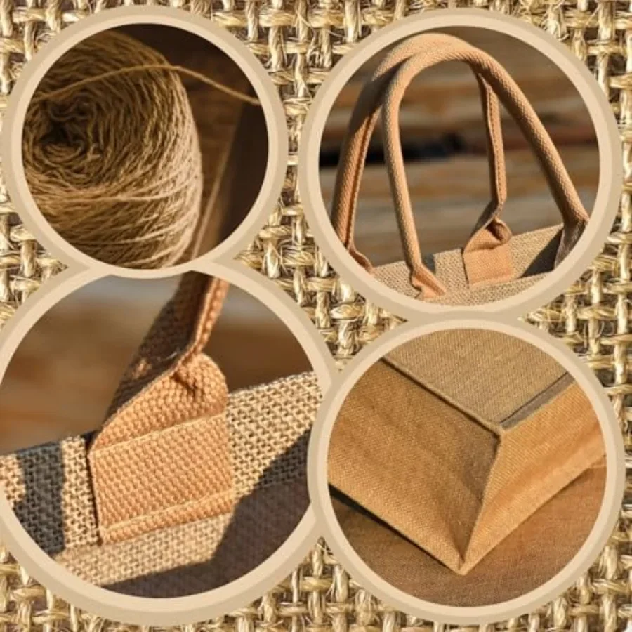 15 Pack Burlap Tote Bags 12x12 – обзор и цена Tote Bag Beach