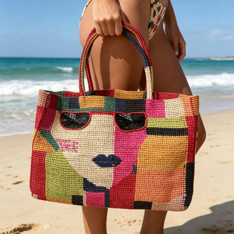 Summer Straw Shoulder Bag Wome – обзор и цена Crochet Bag Raffia