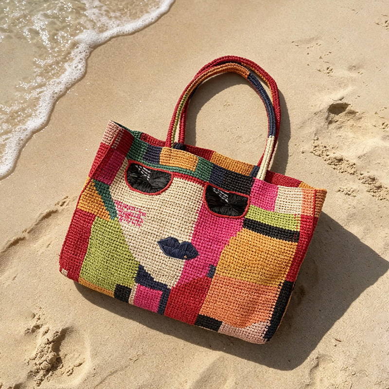 Summer Straw Shoulder Bag Wome – обзор и цена Crochet Bag Raffia