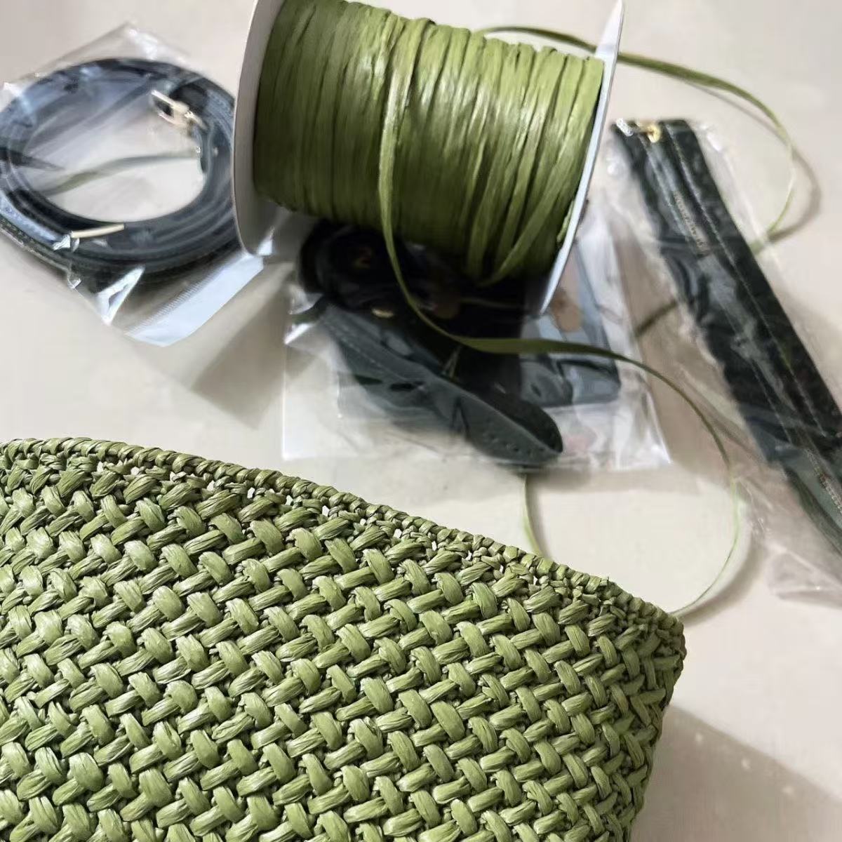 120g/roll Matte Raffia Grass C – обзор и цена Crochet Bag Raffia