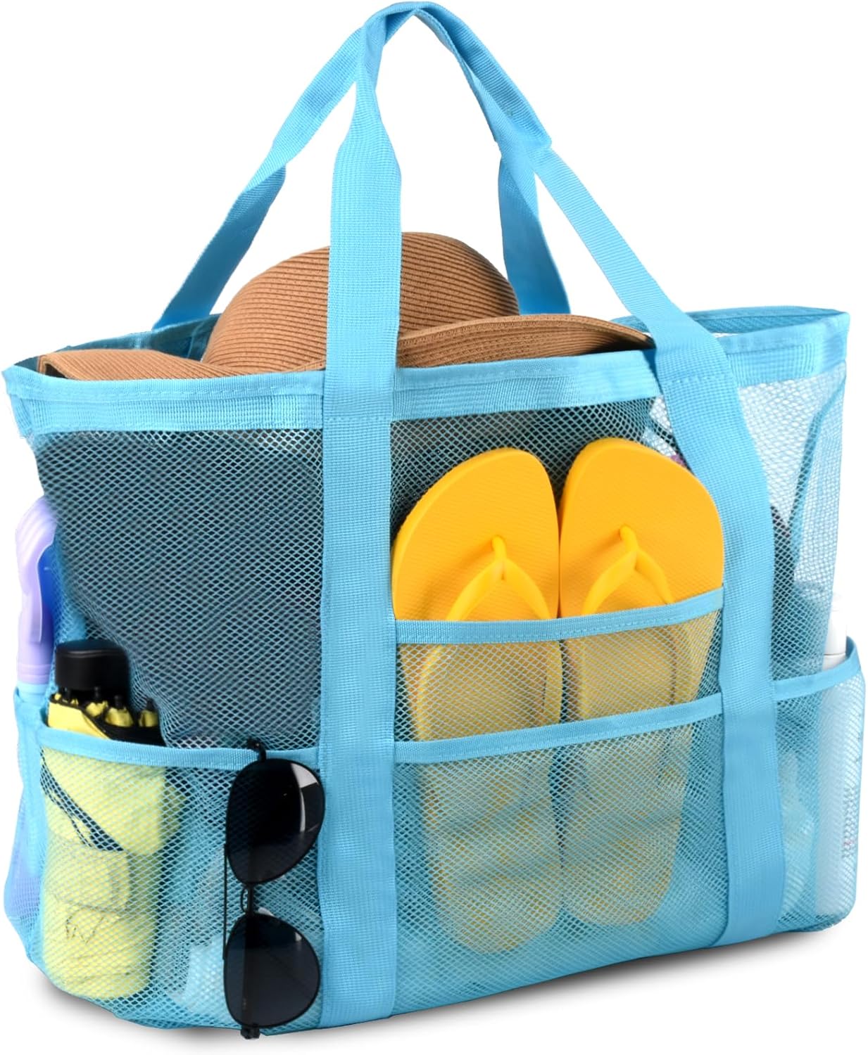 Mesh Beach Bag, Large Tote wit – обзор и цена Tote Bag Beach