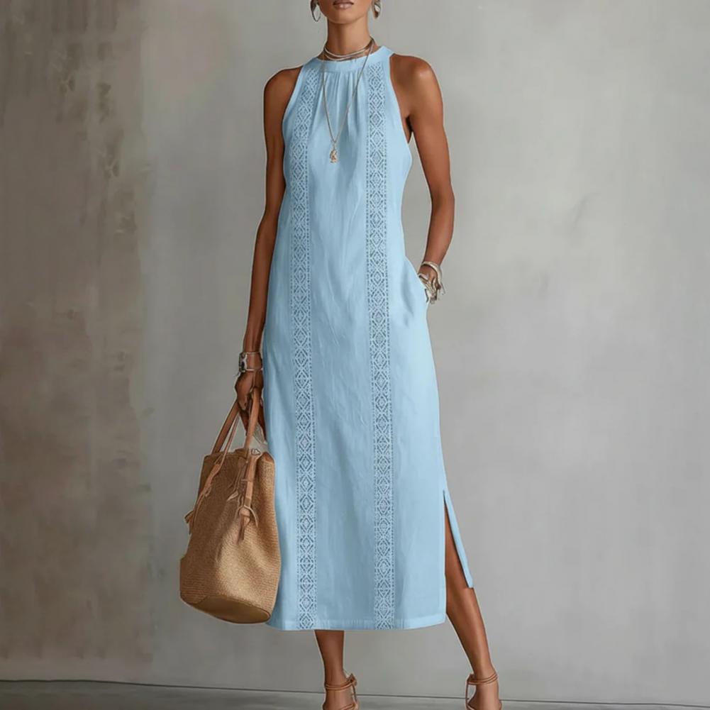 2026 Summer Dress for Women Sl – обзор и цена Linen Dress Wrap