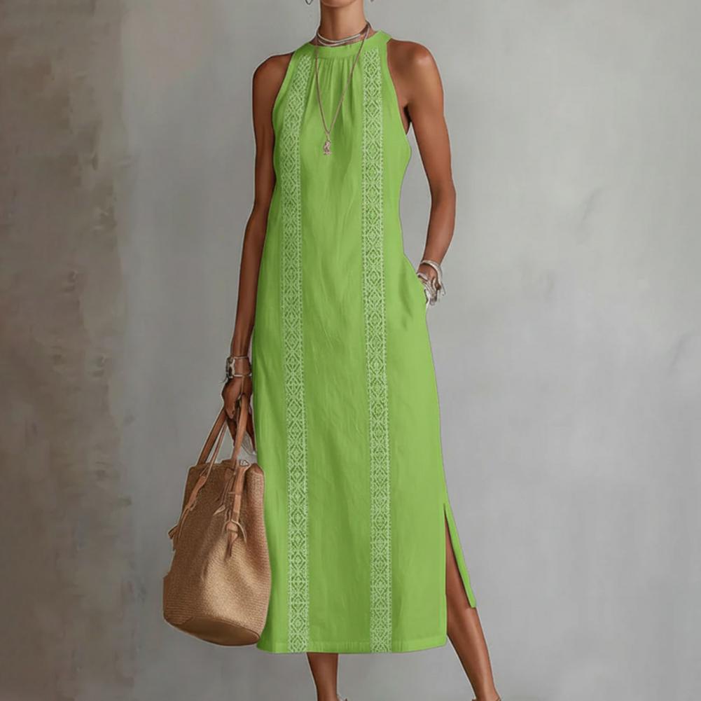 2026 Summer Dress for Women Sl – обзор и цена Linen Dress Wrap
