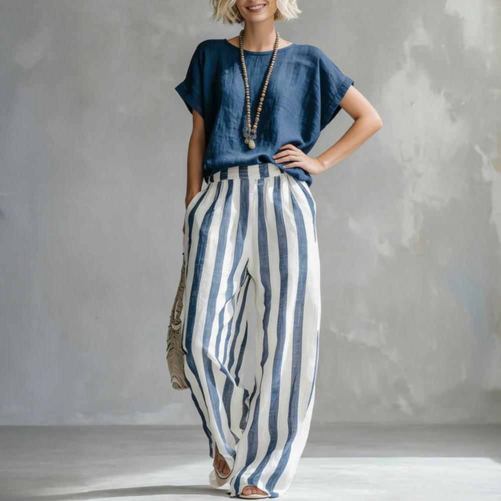 Casual Cotton Linen 2 Piece Se – обзор и цена Linen Pant Wide
