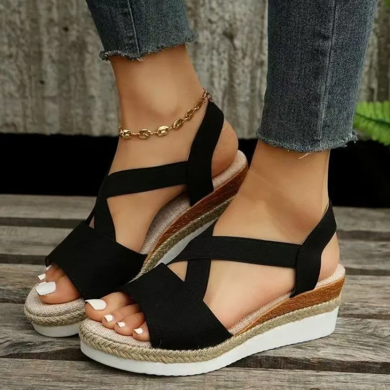 Women's Platform Wedge Sandals – обзор и цена Wedge Espadrille Women