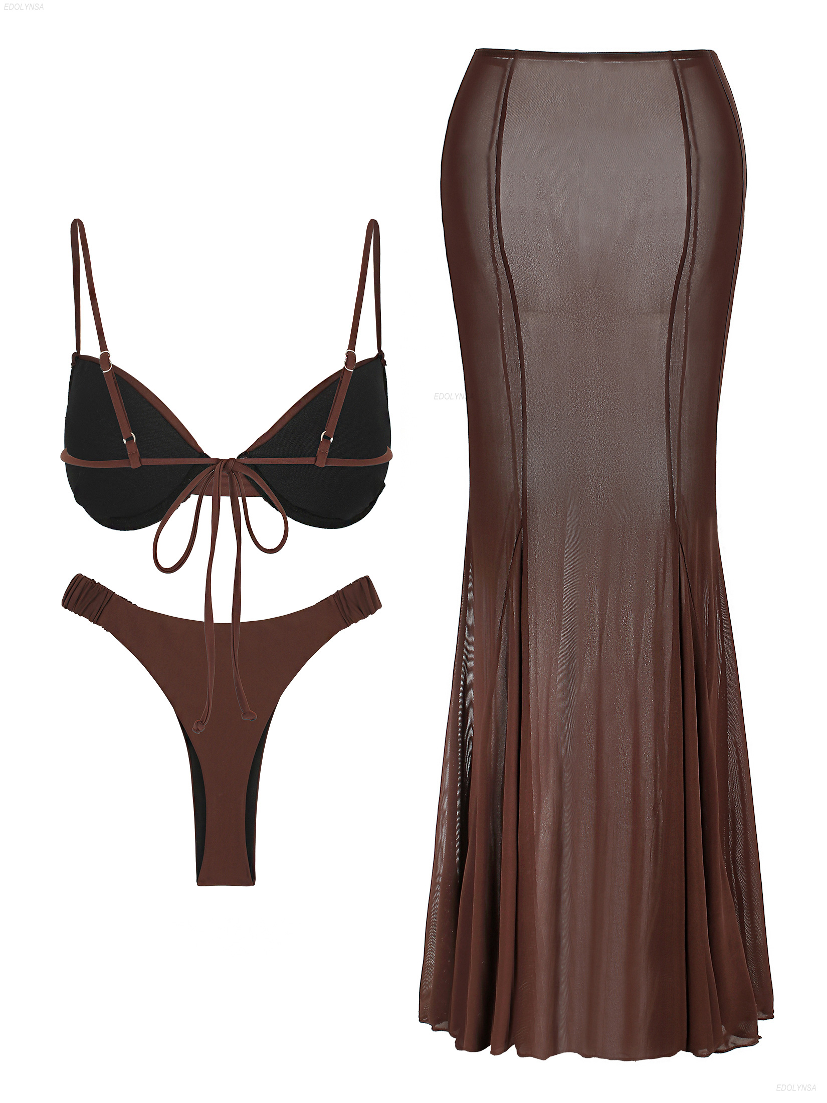 Ruched Bathing Suit with Cover – обзор и цена Swimsuit Bikini Ruched