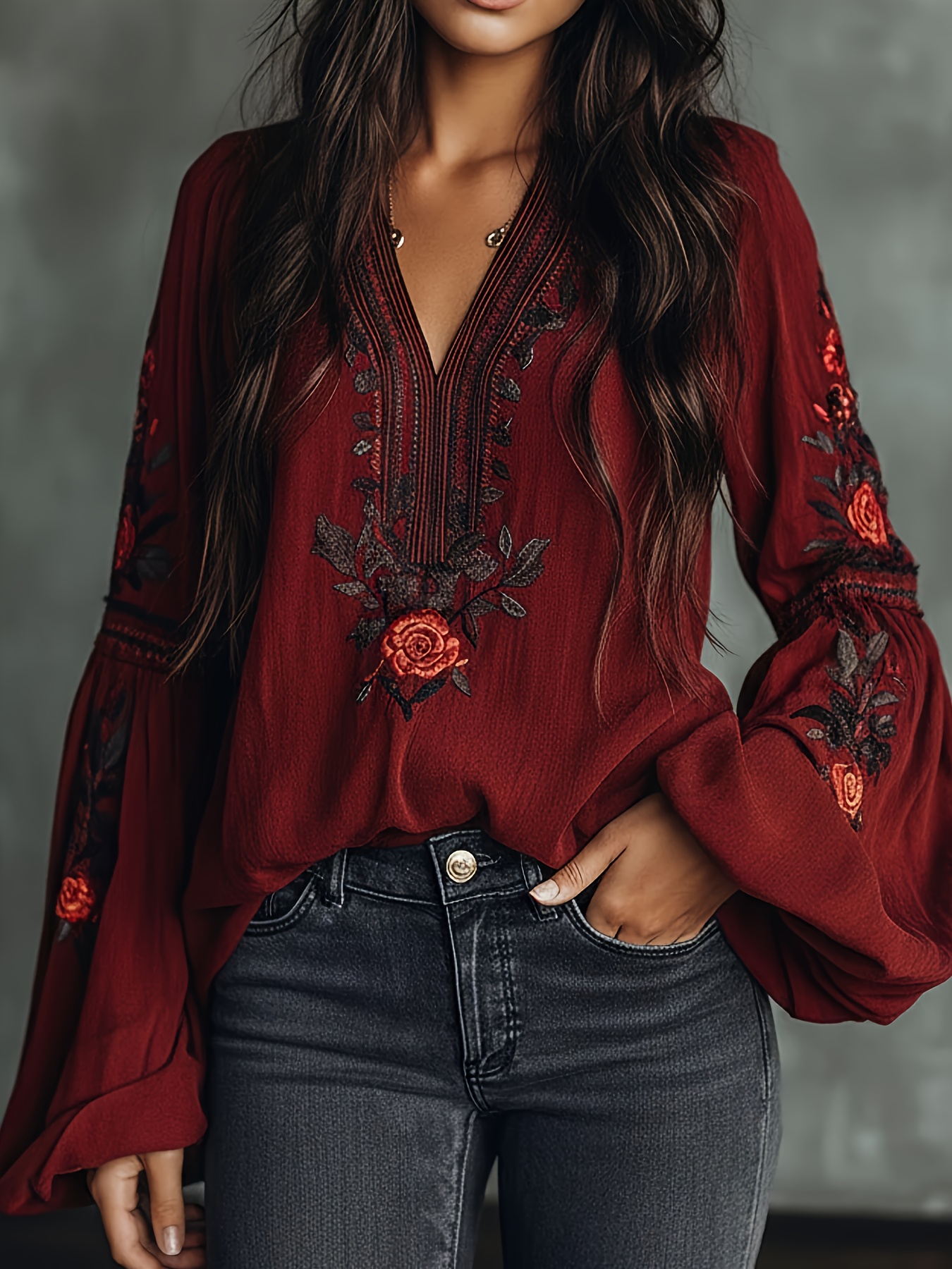 Women‘s Spring Blouse Retro Em – обзор и цена Blouse Off Shoulder