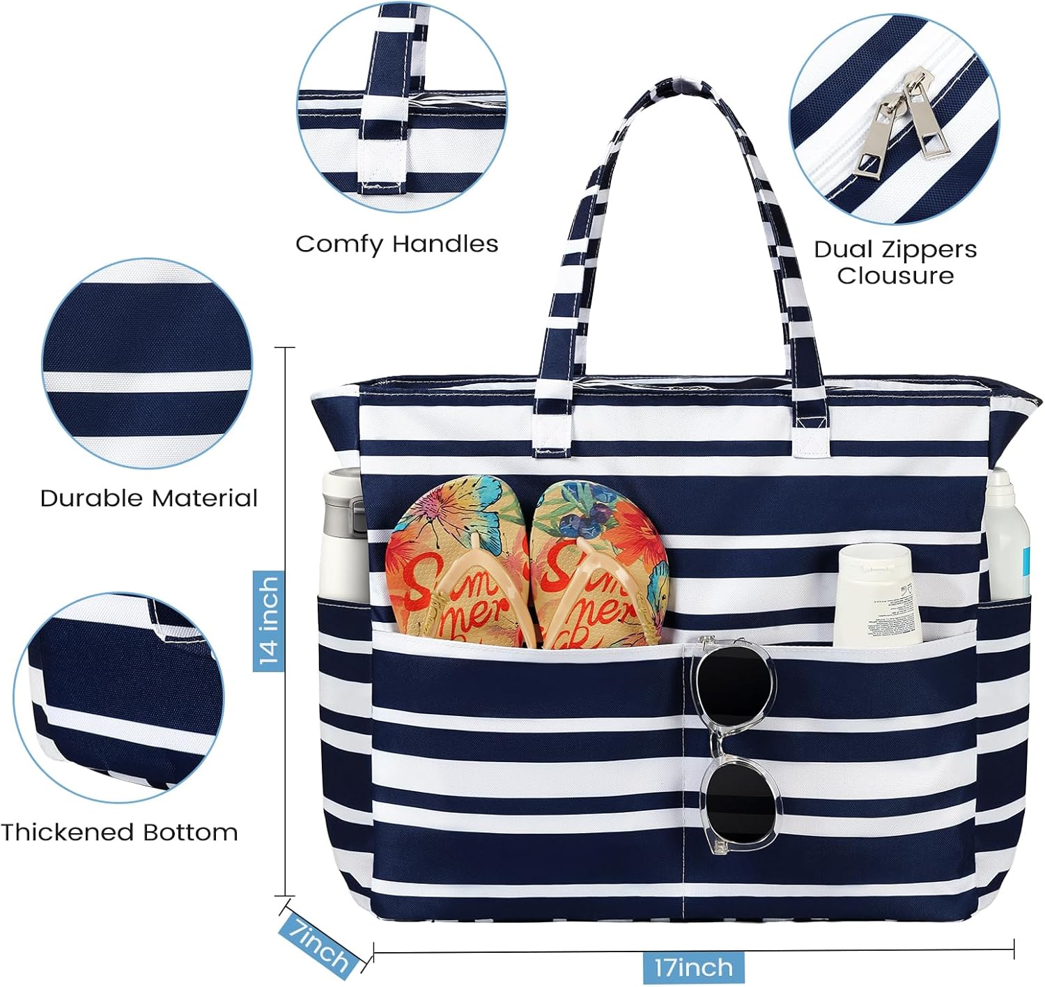 Waterproof Sandproof Beach Tot – обзор и цена Tote Bag Beach