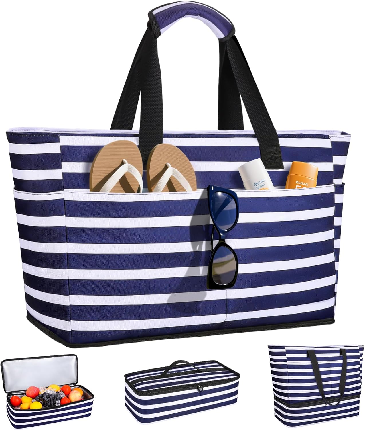 Beach Bag with Cooler, 49L Wat – обзор и цена Tote Bag Beach