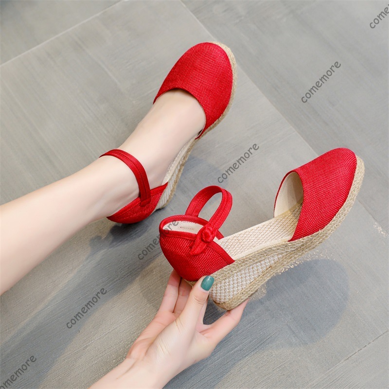 Comemore Sandals High Heel Sum – обзор и цена Wedge Espadrille Women