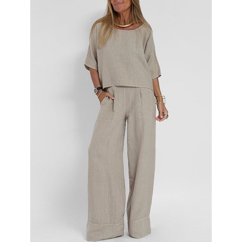 Linen Suits for Women 2 Pieces – обзор и цена Linen Pant Wide