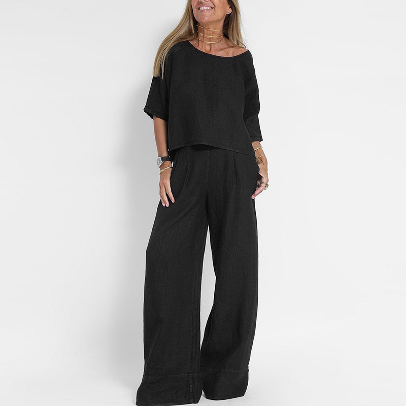 Linen Suits for Women 2 Pieces – обзор и цена Linen Pant Wide