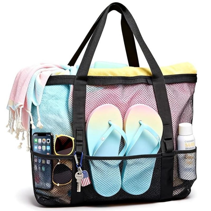 Travel Mesh Beach Bag for Wome – обзор и цена Tote Bag Beach