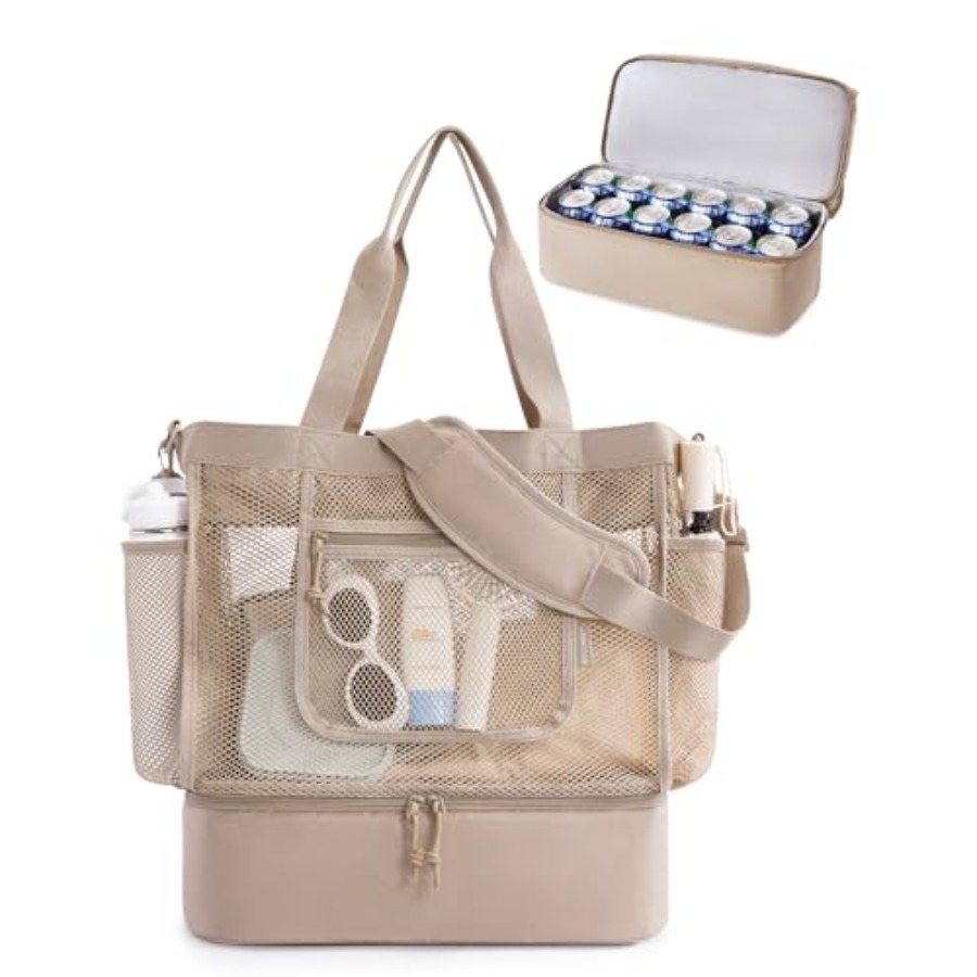 BAGSMART Beach Bag for Women M – обзор и цена Tote Bag Beach