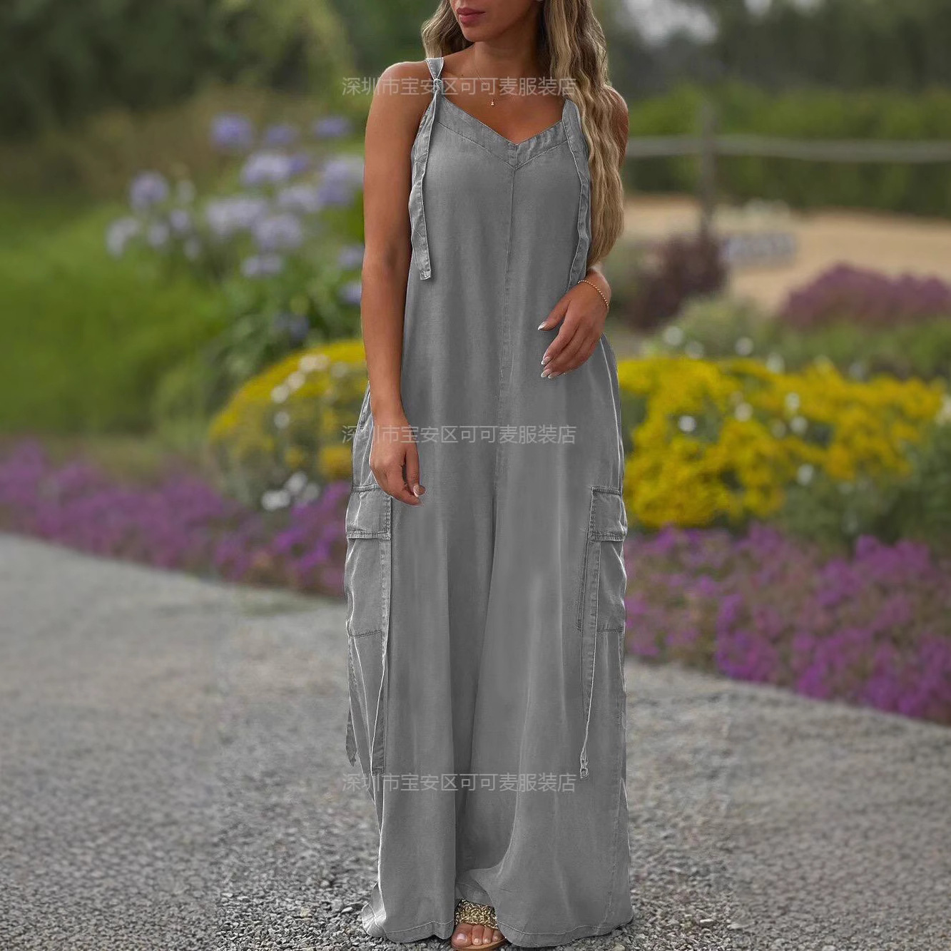 Loose Summer Jumpsuit Casual L – обзор и цена Jumpsuit Linen Relaxed