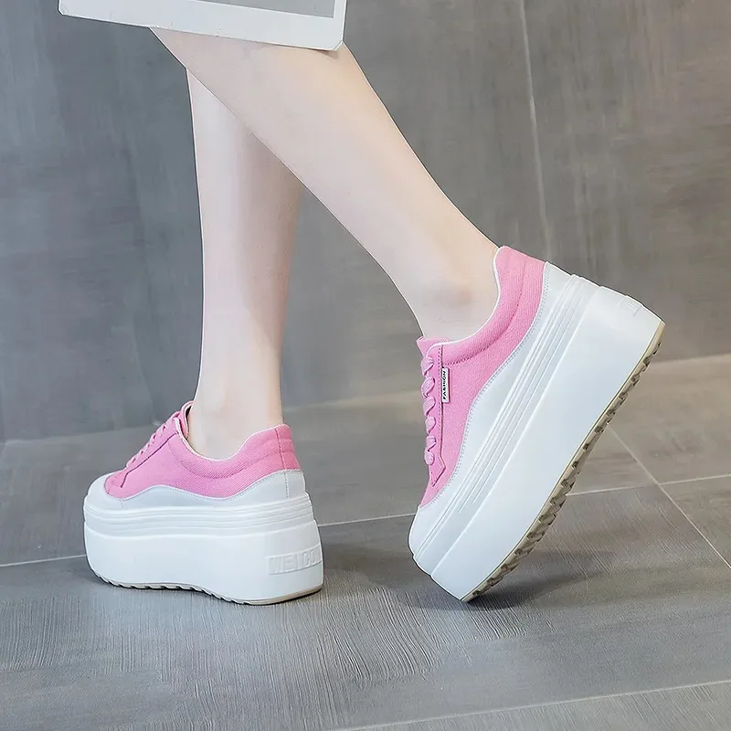 8cm New Canvas Genuine Leather – обзор и цена Wedge Espadrille Women
