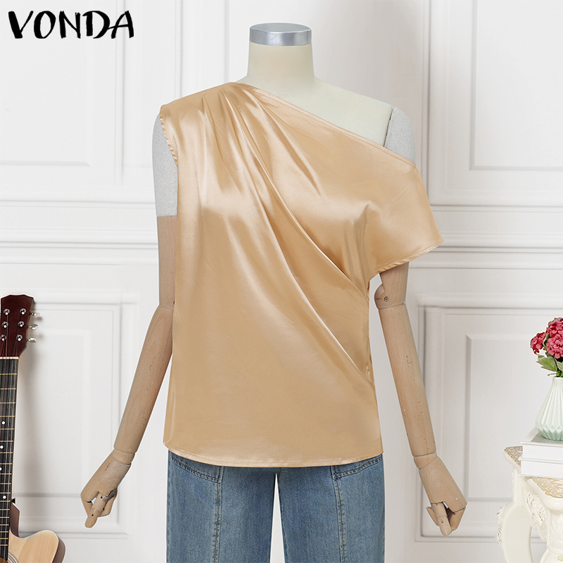 Plus Size 5XL VONDA Women Blou – обзор и цена Blouse Off Shoulder