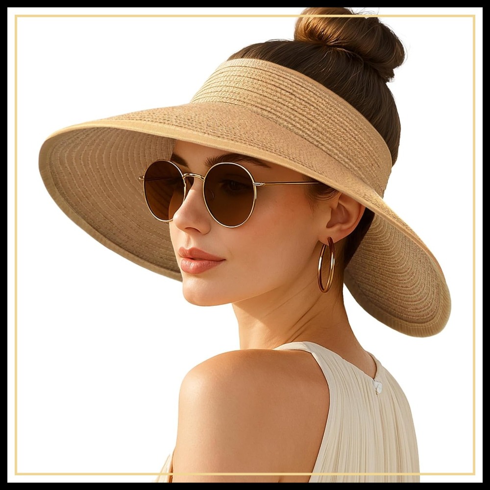 Women's Sun Visor Hats Wide Br – обзор и цена Hat Floppy Wide