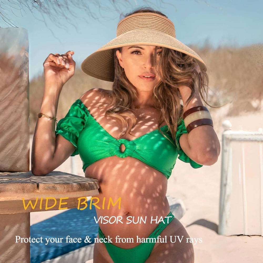 Women's Sun Visor Hats Wide Br – обзор и цена Hat Floppy Wide