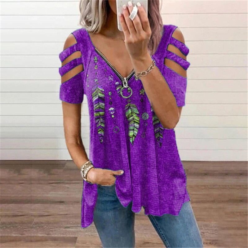 New Summer Cold Shoulder Leopa – обзор и цена Blouse Off Shoulder