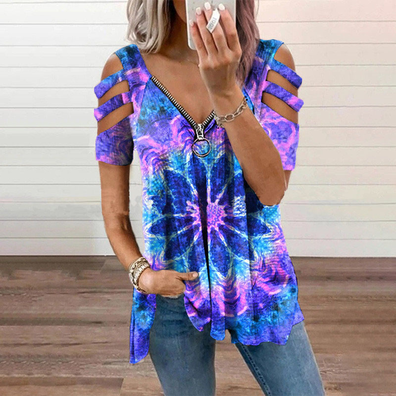 New Summer Cold Shoulder Leopa – обзор и цена Blouse Off Shoulder