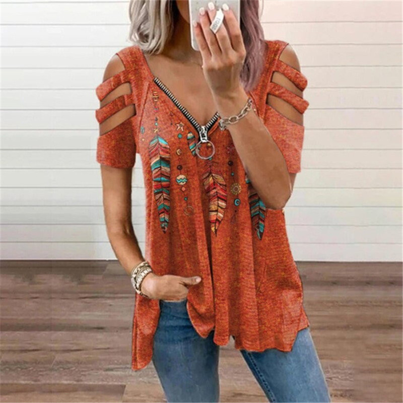 New Summer Cold Shoulder Leopa – обзор и цена Blouse Off Shoulder