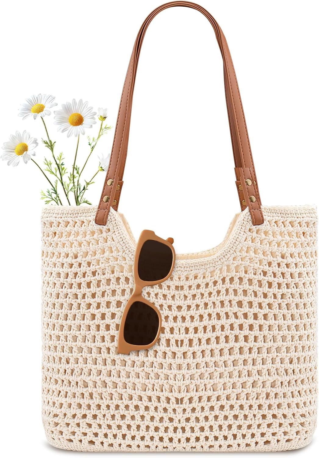 Crochet Beach Bag Purse, Boho  – обзор и цена Tote Bag Beach