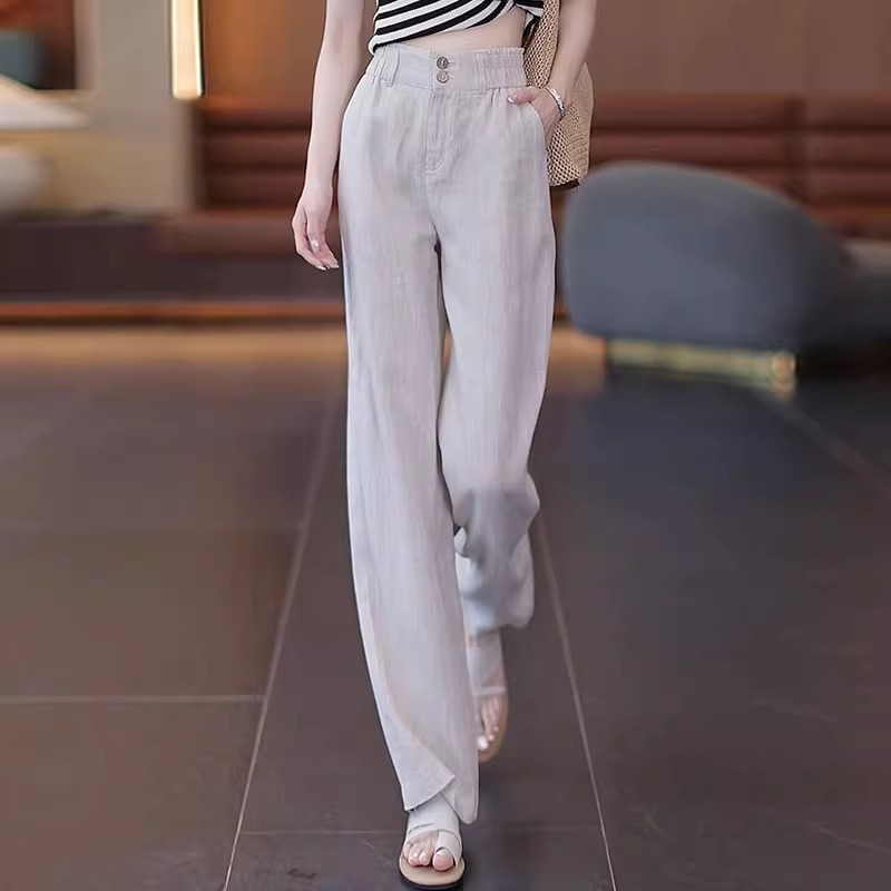 Summer Cool Linen Straight Pan – обзор и цена Linen Pant Wide