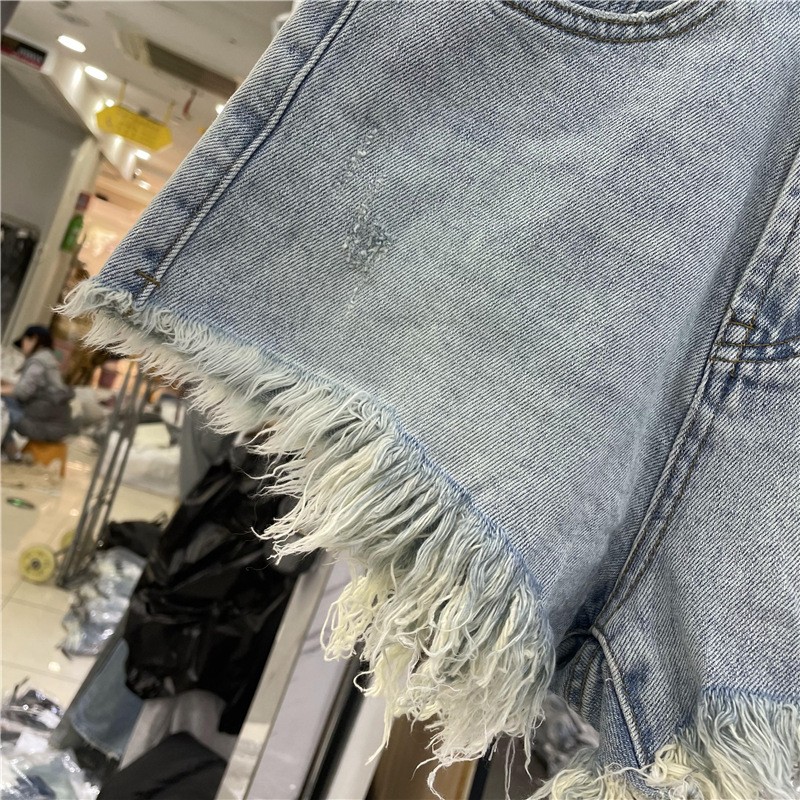 Summer Women's Clothing Casual – обзор и цена Shorts Denim Frayed