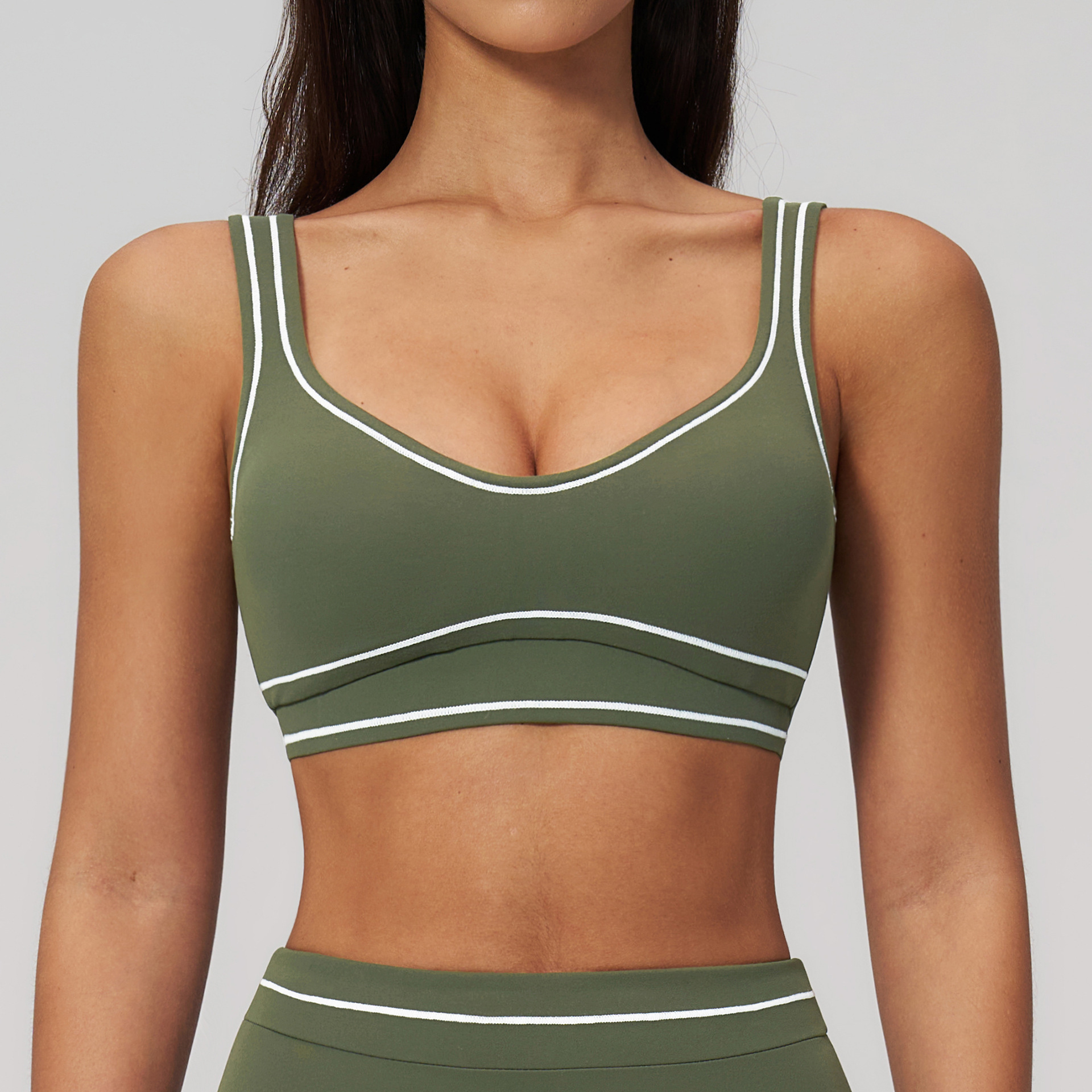 2026 Yoga Bra Women Sports Bra – обзор и цена Bralette Triangle Set