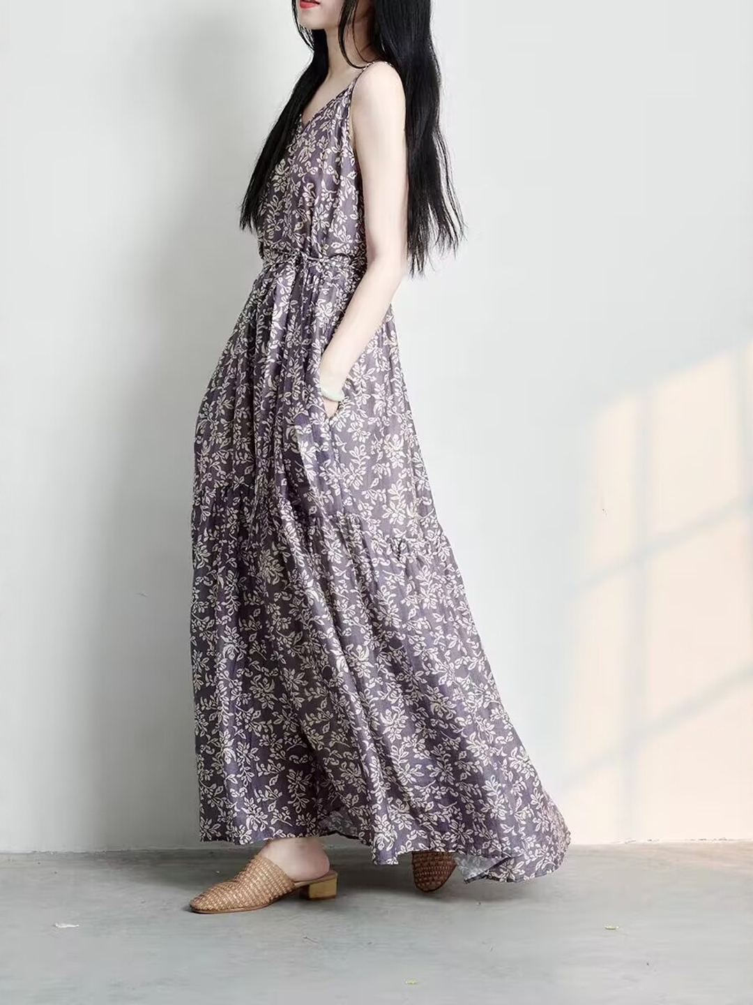 Elegant Japanese Style plus Si – обзор и цена Linen Dress Wrap