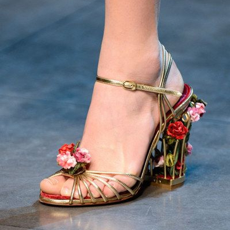 Luxury Bird Cage Women Sandals – обзор и цена Sandal Strappy Heeled