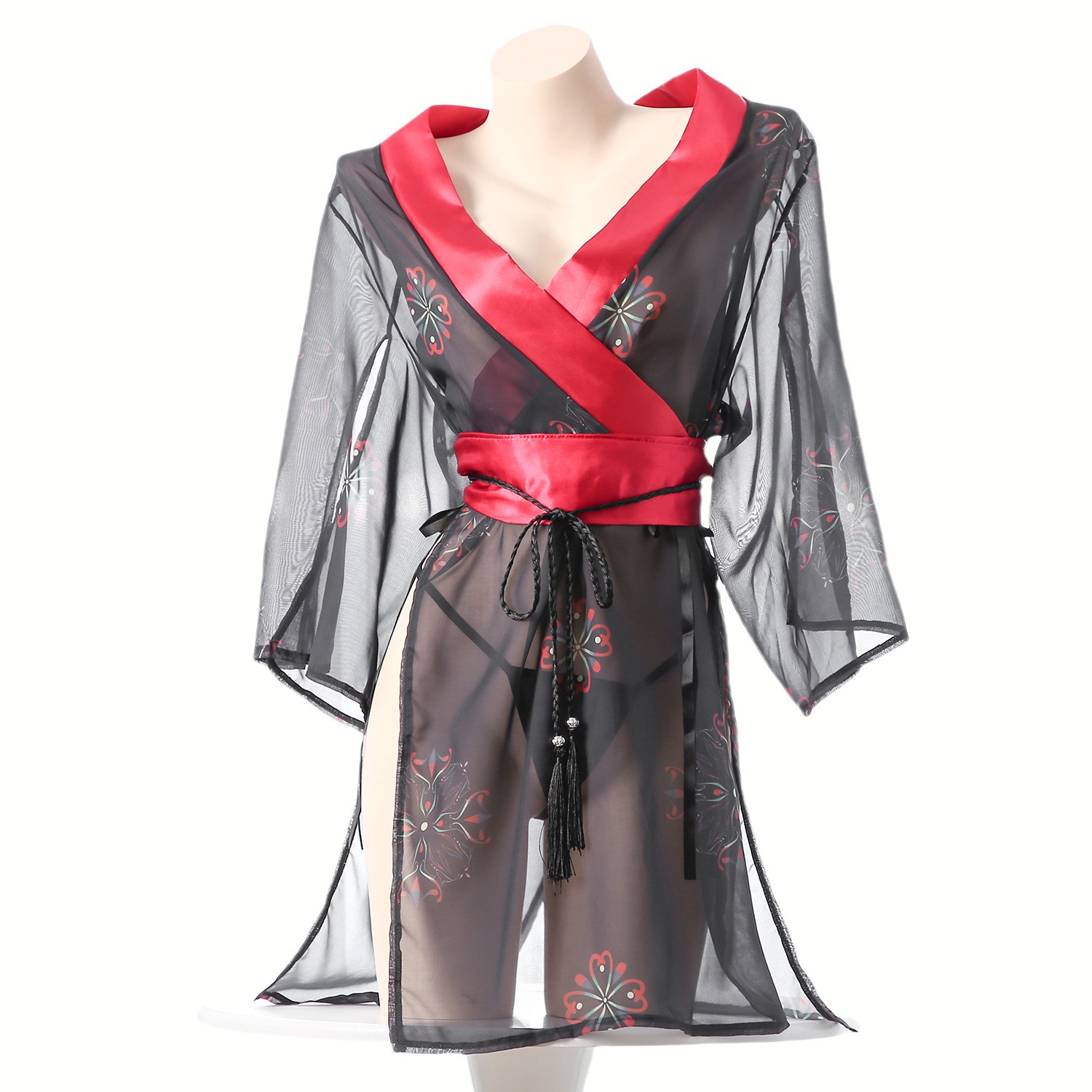 Women's Black Sheer Mesh Japan – обзор и цена Kimono Sheer Floral