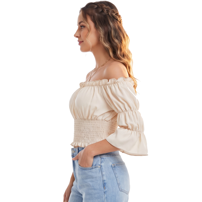 Renaissance Blouse Women Top w – обзор и цена Blouse Off Shoulder