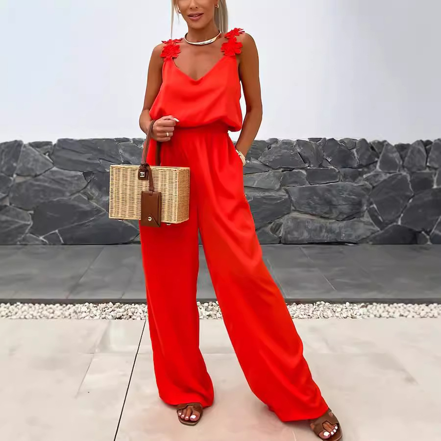 Casual Jumpsuit Strappy Sleeve – обзор и цена Jumpsuit Linen Relaxed