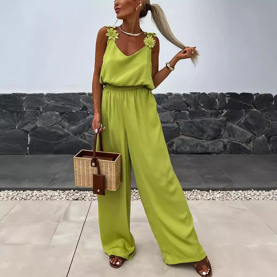 Casual Jumpsuit Strappy Sleeve – обзор и цена Jumpsuit Linen Relaxed