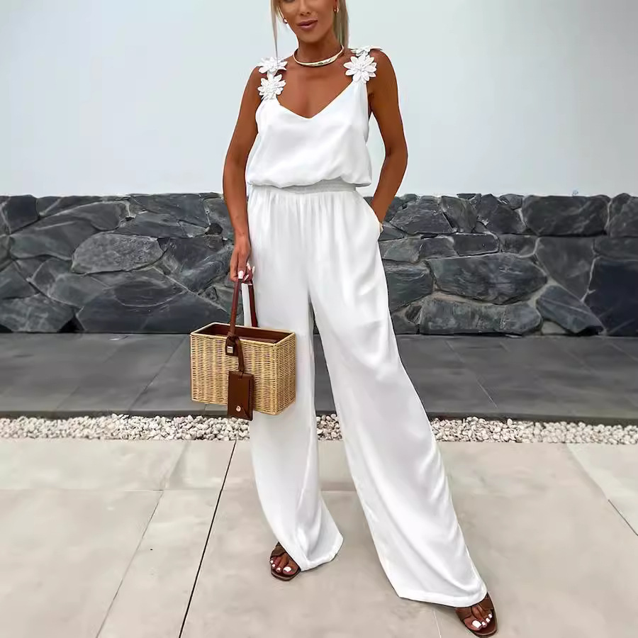 Casual Jumpsuit Strappy Sleeve – обзор и цена Jumpsuit Linen Relaxed