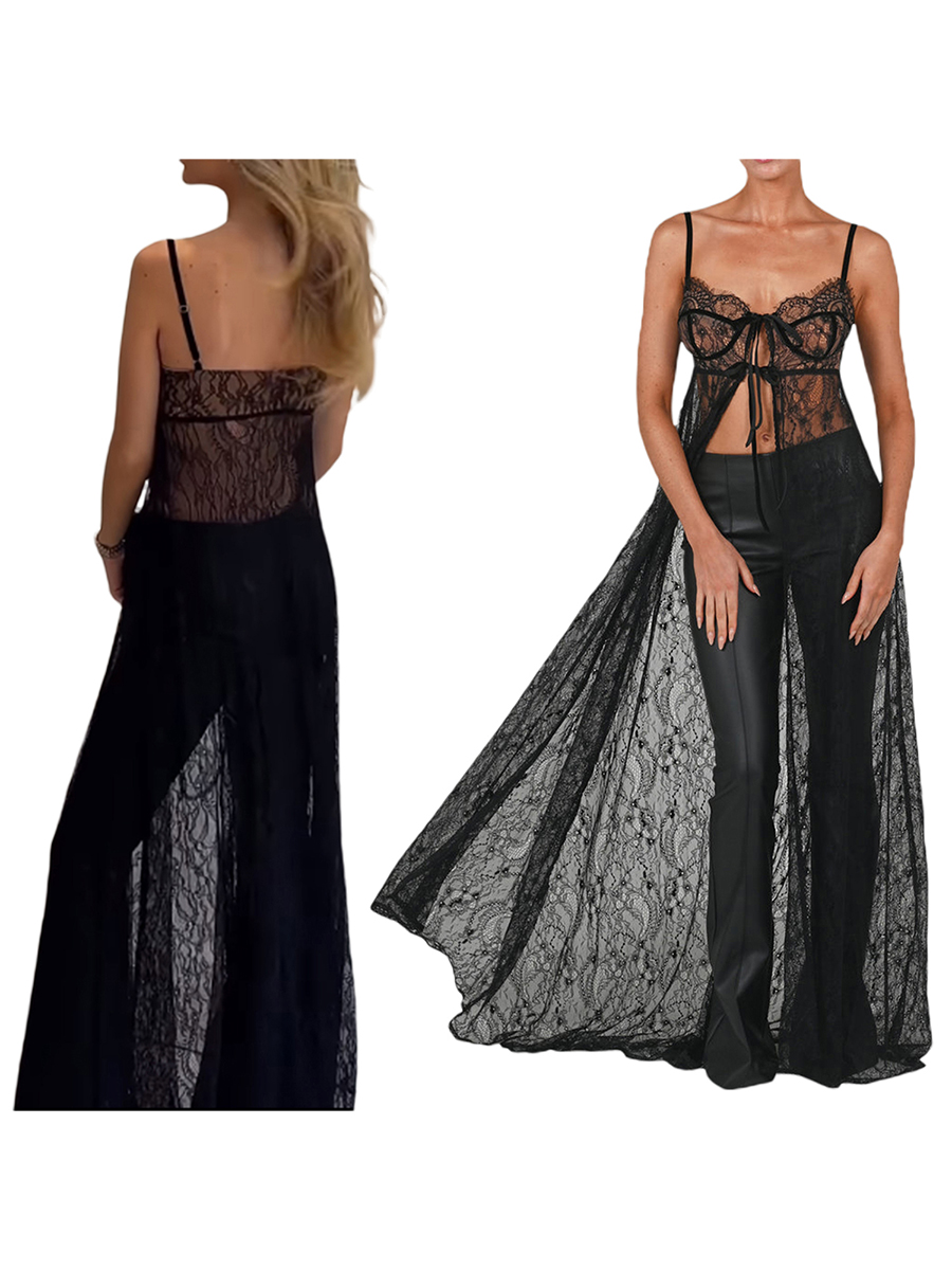 Women Lace Floral See Through  – обзор и цена Kimono Sheer Floral