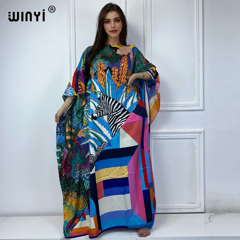 WINYI new high quality Print k – обзор и цена Cover Up Kaftan