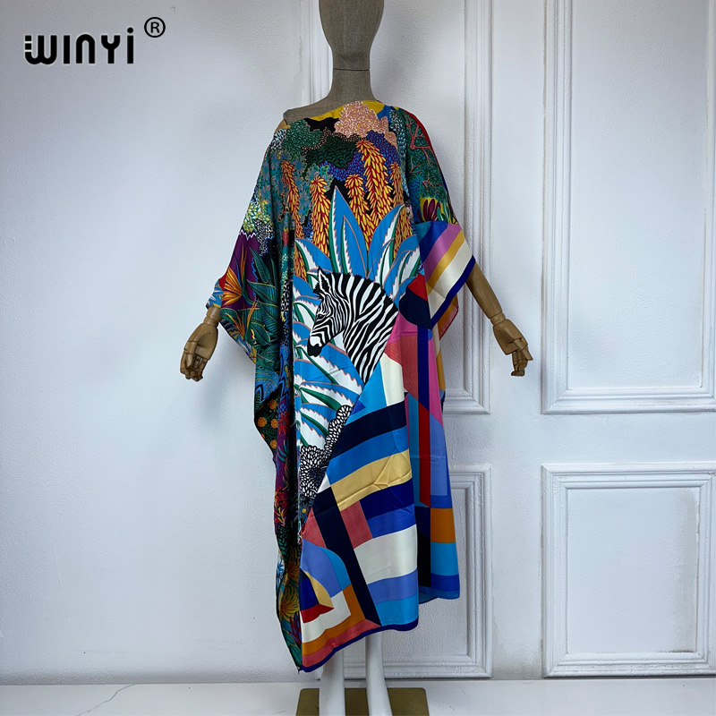 WINYI new high quality Print k – обзор и цена Cover Up Kaftan