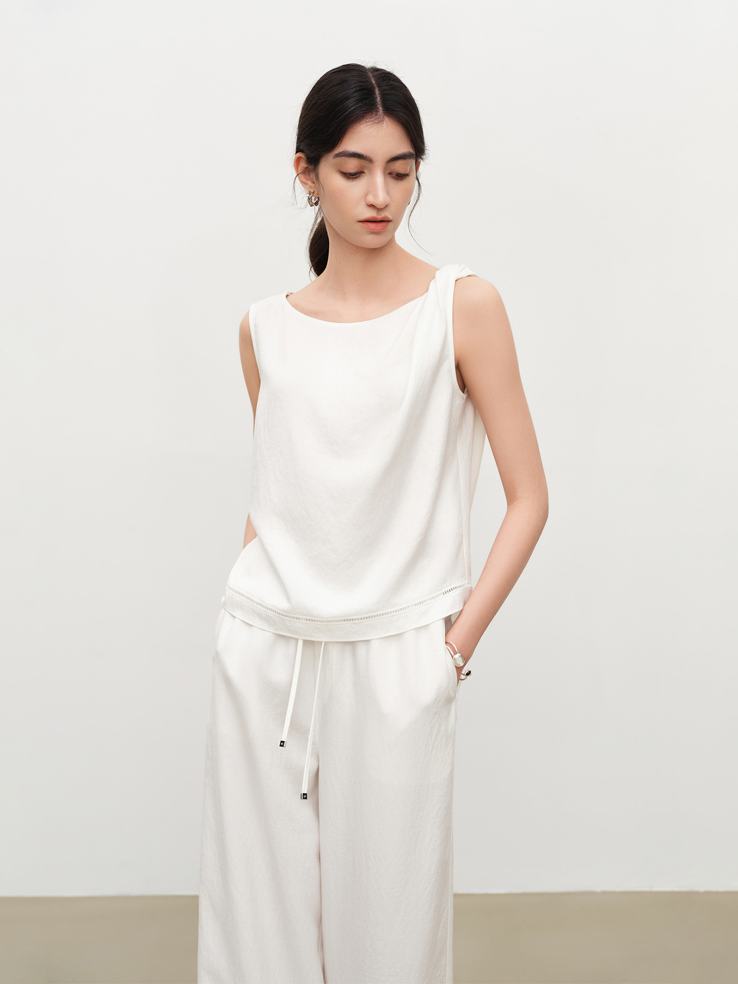 ZIQIAO Relaxed Old Money Style – обзор и цена Linen Pant Wide