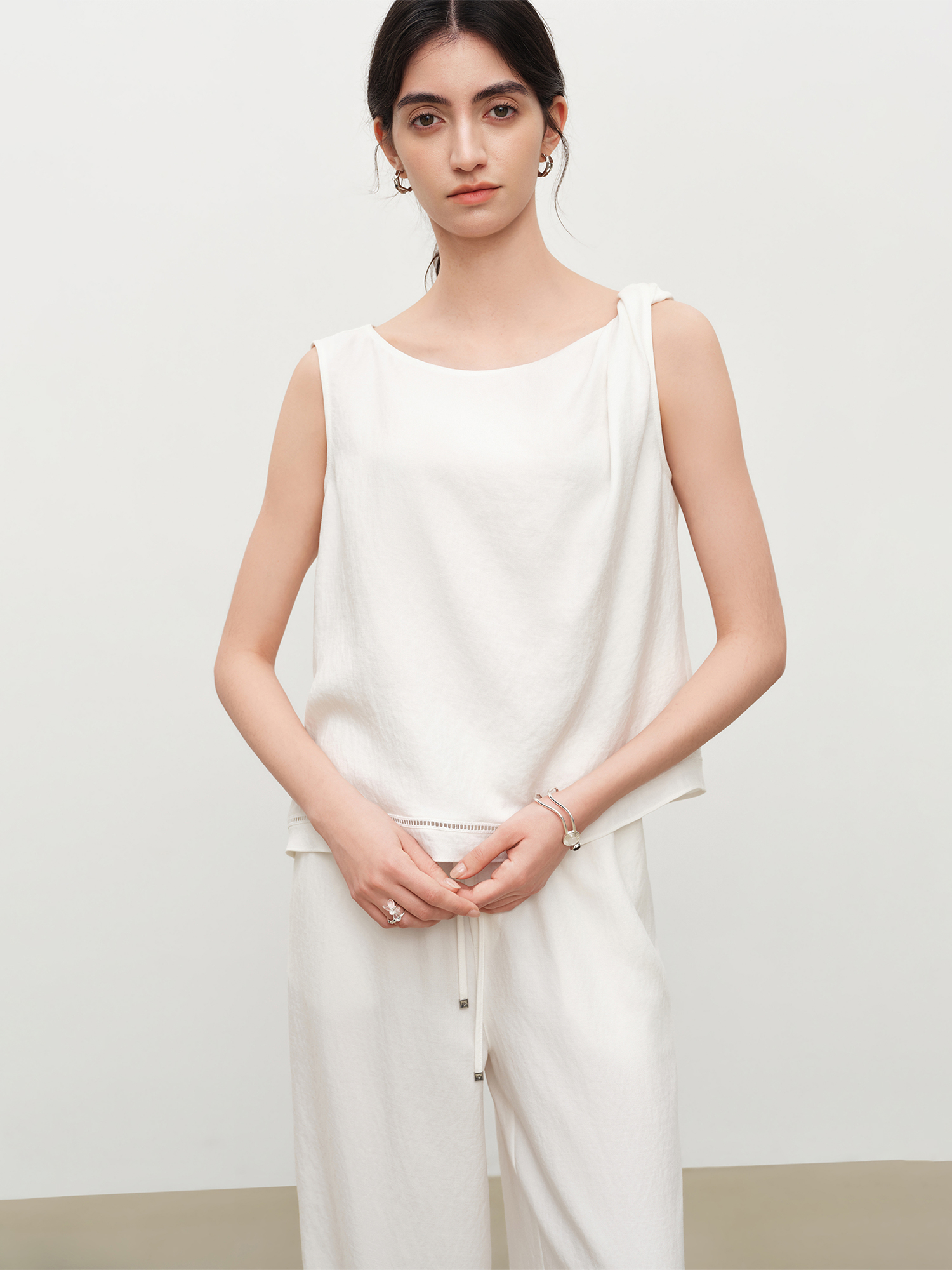 ZIQIAO Relaxed Old Money Style – обзор и цена Linen Pant Wide