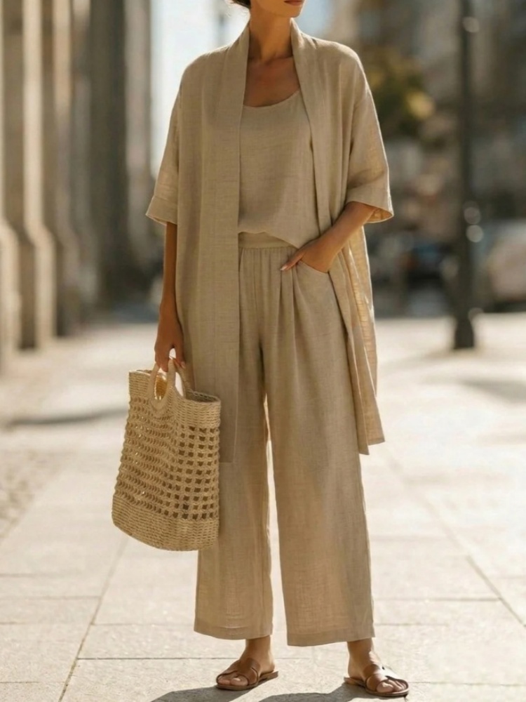 Casual Solid Cotton Linen Loos – обзор и цена Linen Pant Wide