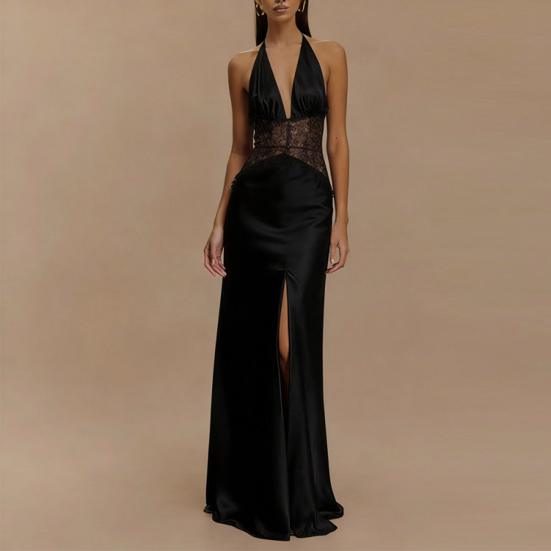 Sexy Backless Halter Maxi Dres – обзор и цена Maxi Dress Halter