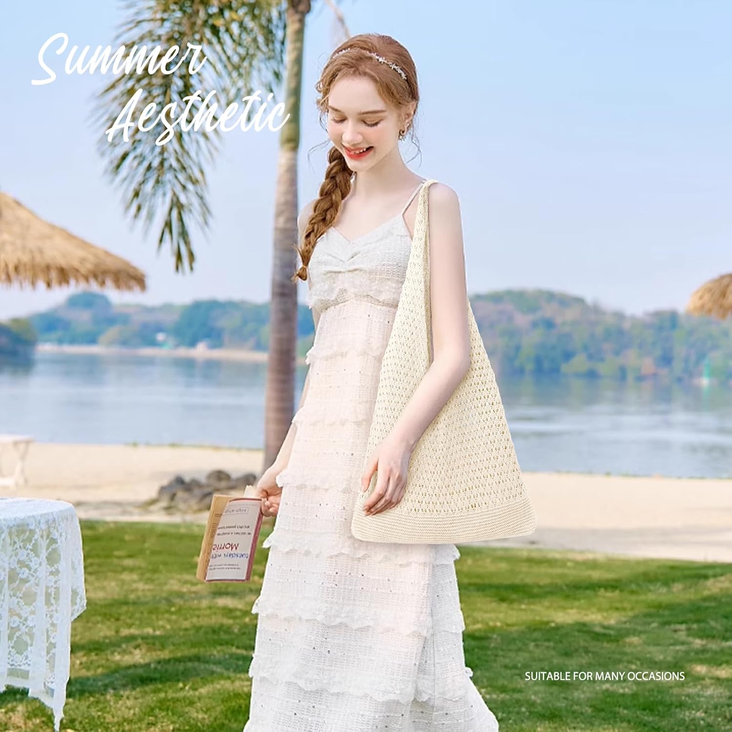 Crochet Beach Tote for Women - – обзор и цена Tote Bag Beach